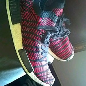 Adidas NMD R1 Primeknit Red Mens 9.5